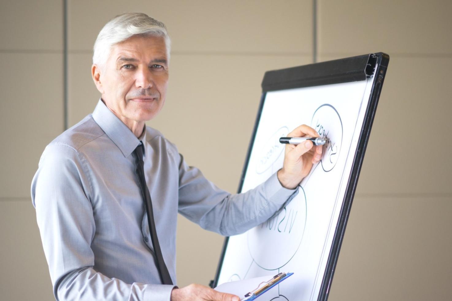 Professional development workshop in progress